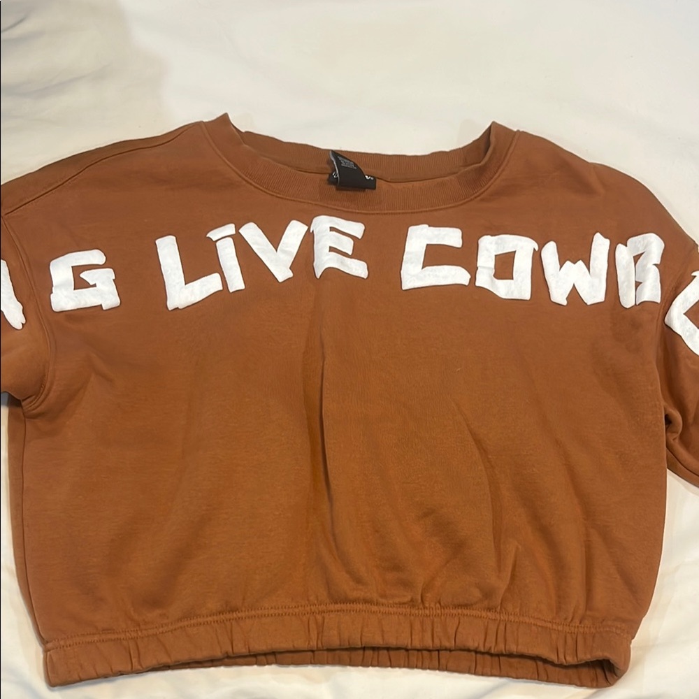 Womens Wrangler Graphic Crop Top
